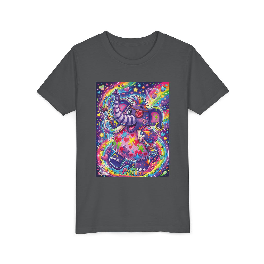 Piklez™ Youth Short Sleeve Tee – "Magic Paint!" Graphic Shirt | Smile Universe Collection