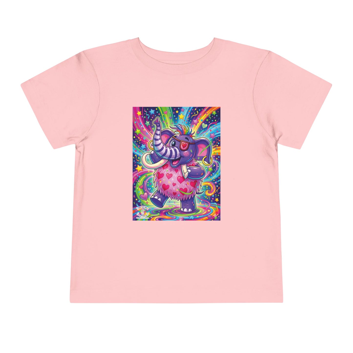 Piklez™ Toddler Short Sleeve Tee – "Born to Celebrate!" Graphic Shirt | Smile Universe Collection