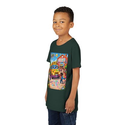 Lani™ Youth Short Sleeve Tee – "Let's Sing Happiness Together!" Graphic