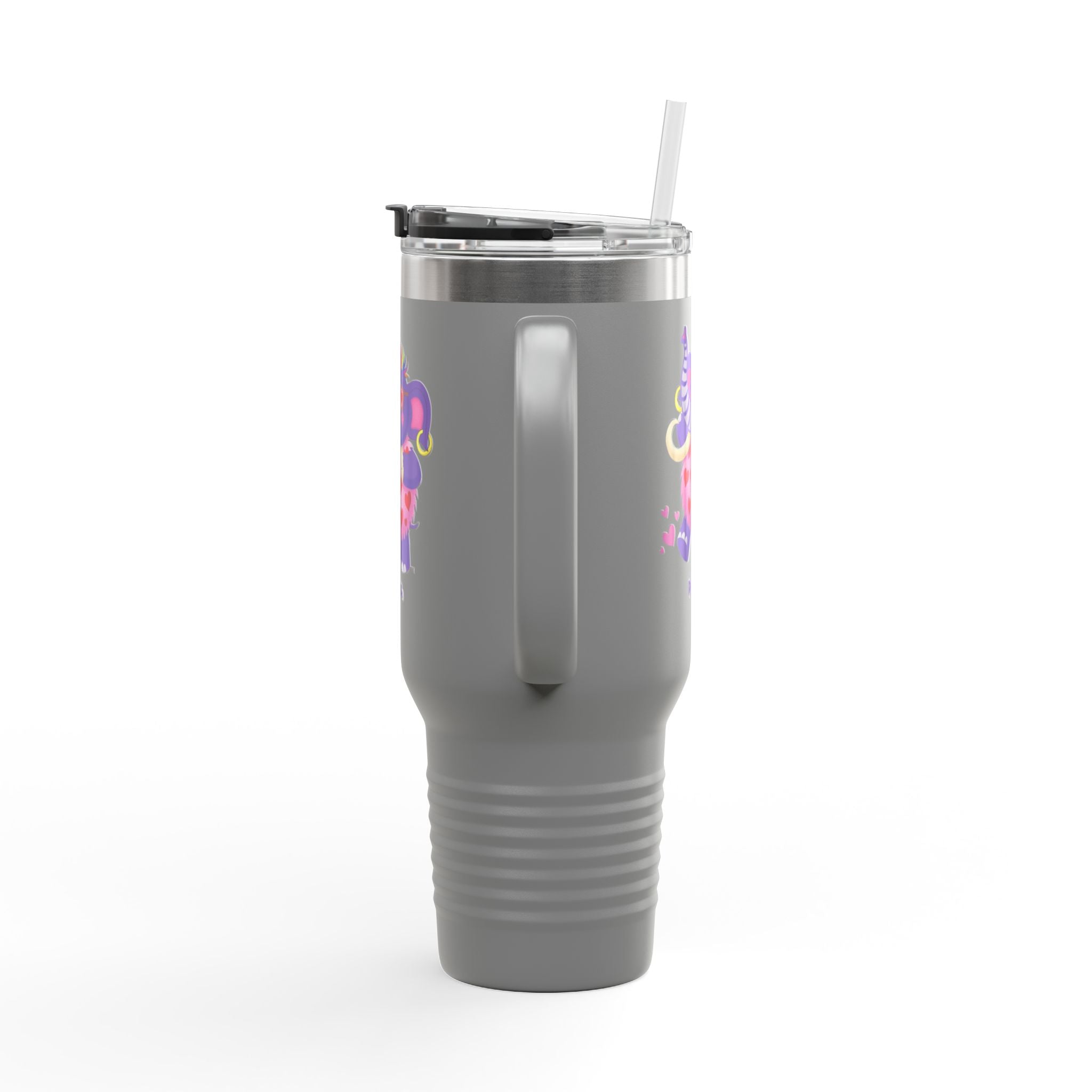 Piklez™ 40oz Insulated Travel Mug – "Full of Love!" Graphic | Smile Universe Collection