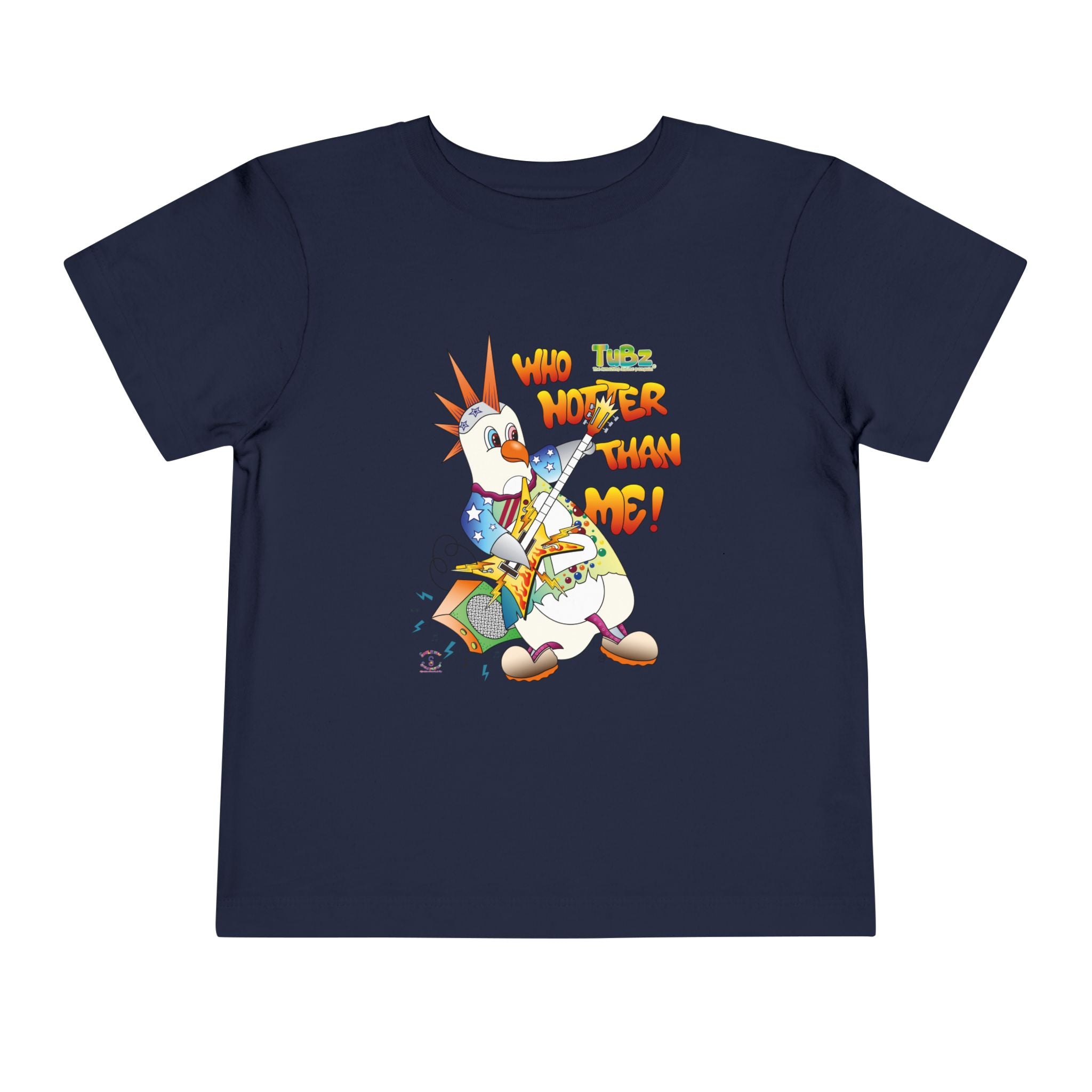 TuBz™ Rockstar Kids T-Shirt - "Who Hotter Than Me!" Graphic Tee | Smile Universe TuBz4Kidz Collection