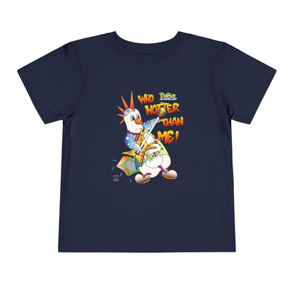 TuBz™ Rockstar Kids T-Shirt - "Who Hotter Than Me!" Graphic Tee | Smile Universe TuBz4Kidz Collection