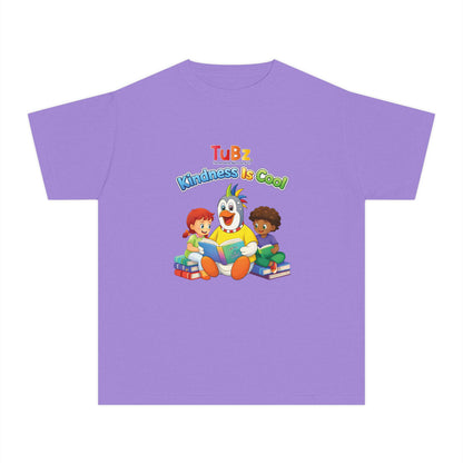 TuBz™ "Kindness Is Cool" Kids T-Shirt - Positive Message Graphic Tee | Smile Universe TuBz4Kidz