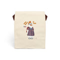 TuBz™ "Being Smart Iz Kool" Canvas Lunch Bag - Kids School Tote