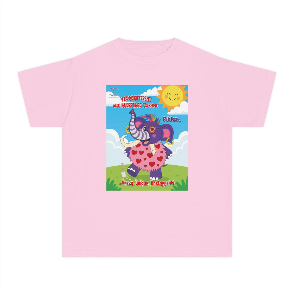 Piklez™ Youth Tee – “Destined to Shine” Graphic T-Shirt | Smile Universe Collection