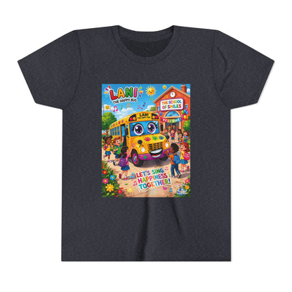 Lani™ Youth Short Sleeve Tee – "Let's Sing Happiness Together!" Graphic