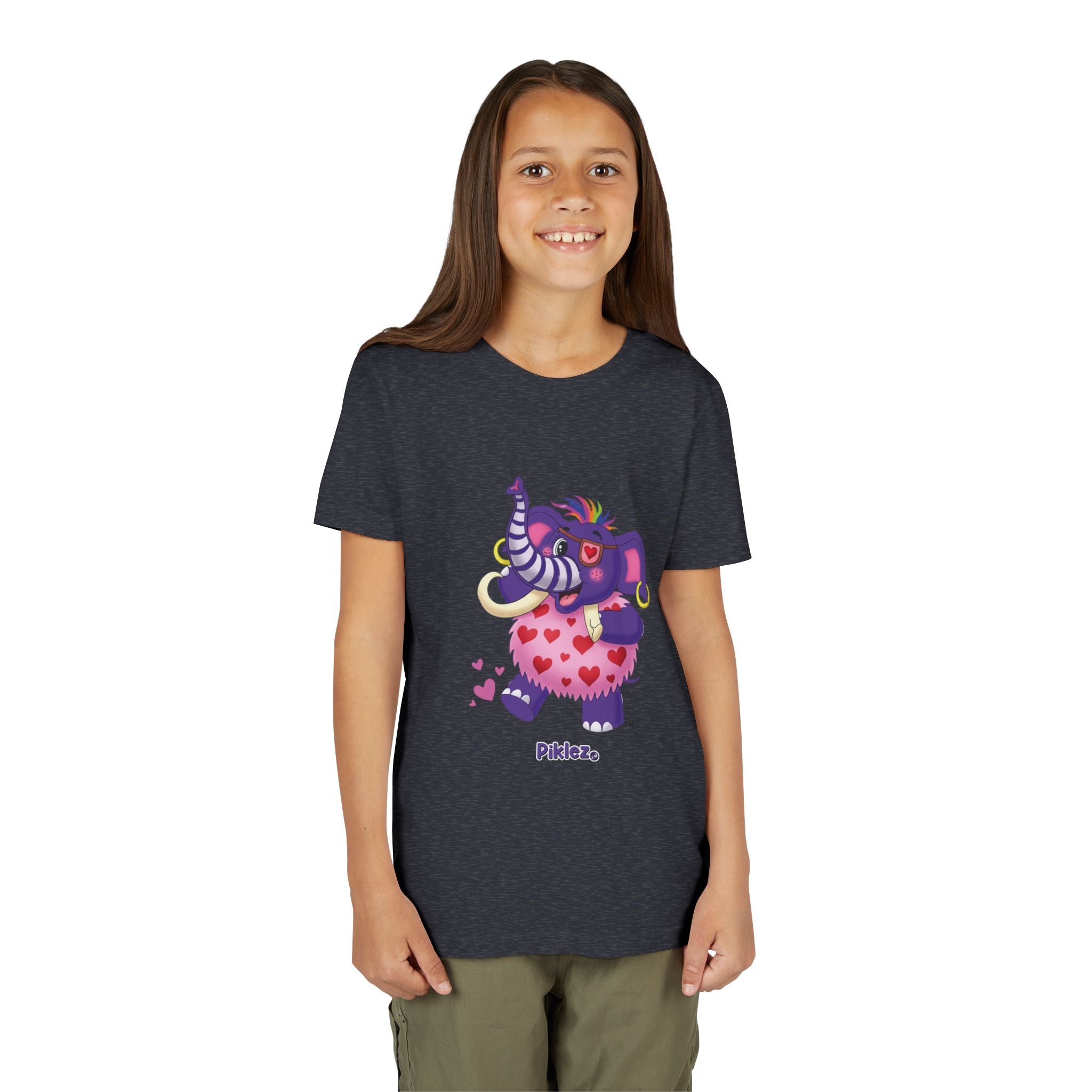 Piklez™ Youth Short Sleeve Tee – "Full of Love!" Graphic Shirt | Smile Universe Collection