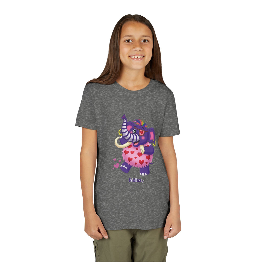 Piklez™ Youth Short Sleeve Tee – "Full of Love!" Graphic Shirt | Smile Universe Collection