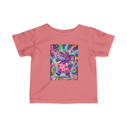Piklez™ Infant Fine Jersey Tee – "Born to Celebrate!" Graphic Shirt | Smile Universe Collection