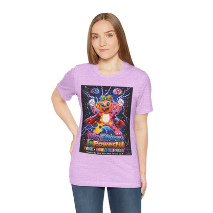 Panz™ Unisex Jersey Short Sleeve Tee For Adult– "My Energy is Powerful" Graphic Tee | Smile Universe Collection