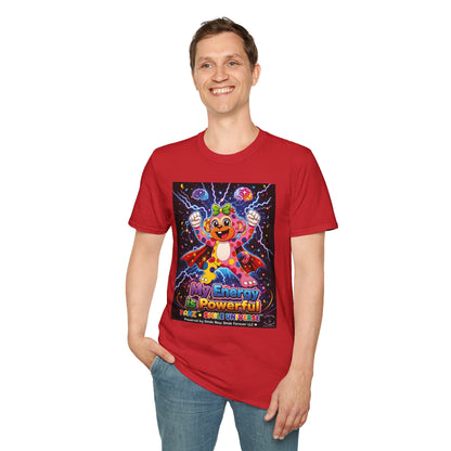 Panz™ Unisex Softstyle T-Shirt  for Adult– "My Energy is Powerful" Graphic Tee | Smile Universe Collection
