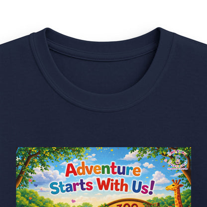 Lani™ Kids Softstyle Tee – "Adventure Starts With Us!" Graphic