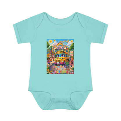 Lani™ Infant Baby Rib Bodysuit – "Where Being Different is CELEBRATED!" Graphic