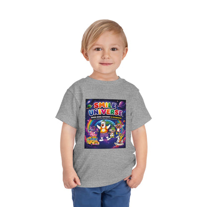 Smile Universe™ Toddler Short Sleeve Tee – "Where Being Different is CELEBRATED!" Graphic