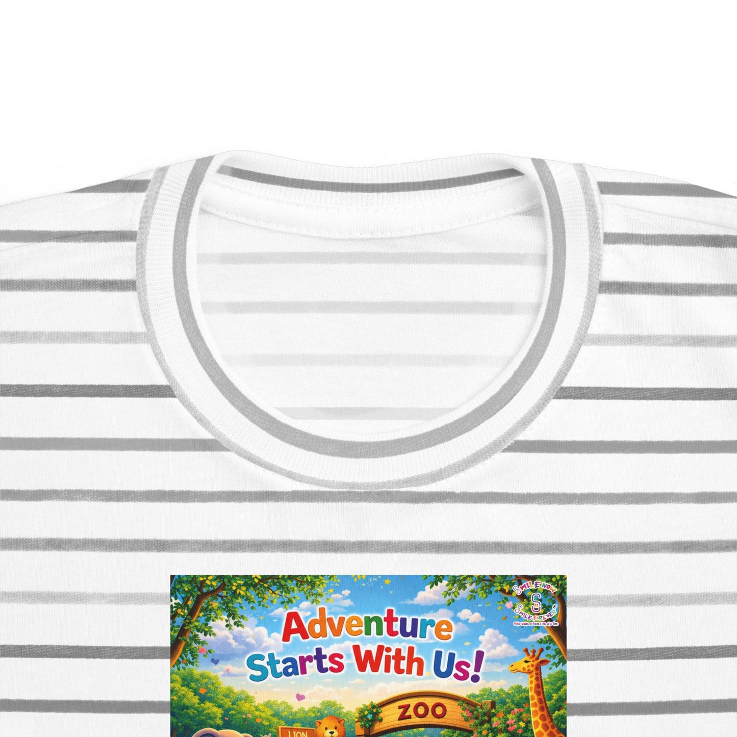 Lani™ Toddler's Fine Jersey Tee – "Adventure Starts With Us!" Graphic