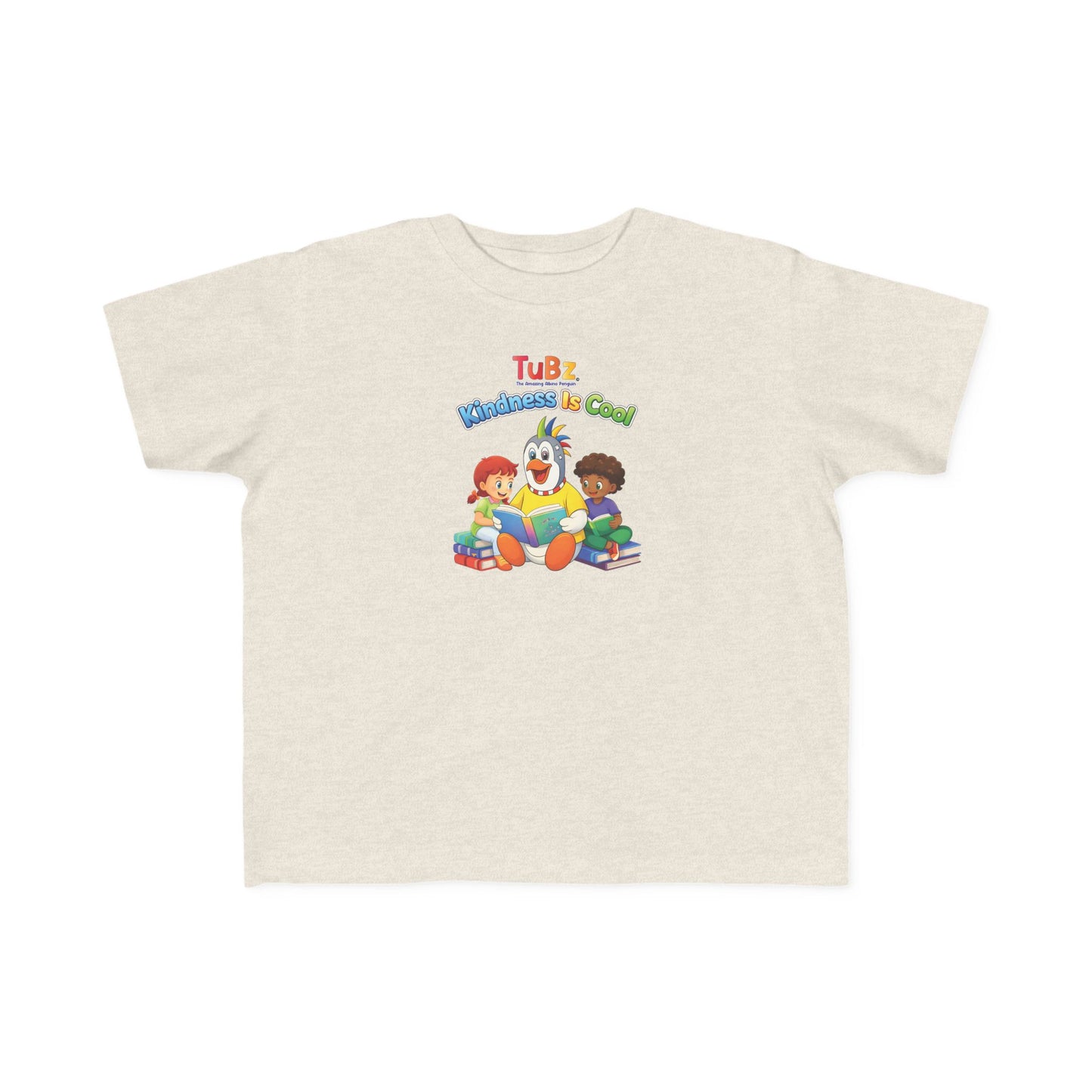 TuBz™ "Kindness Is Cool" Kids T-Shirt - Positive Message Graphic Tee | Smile Universe TuBz4Kidz