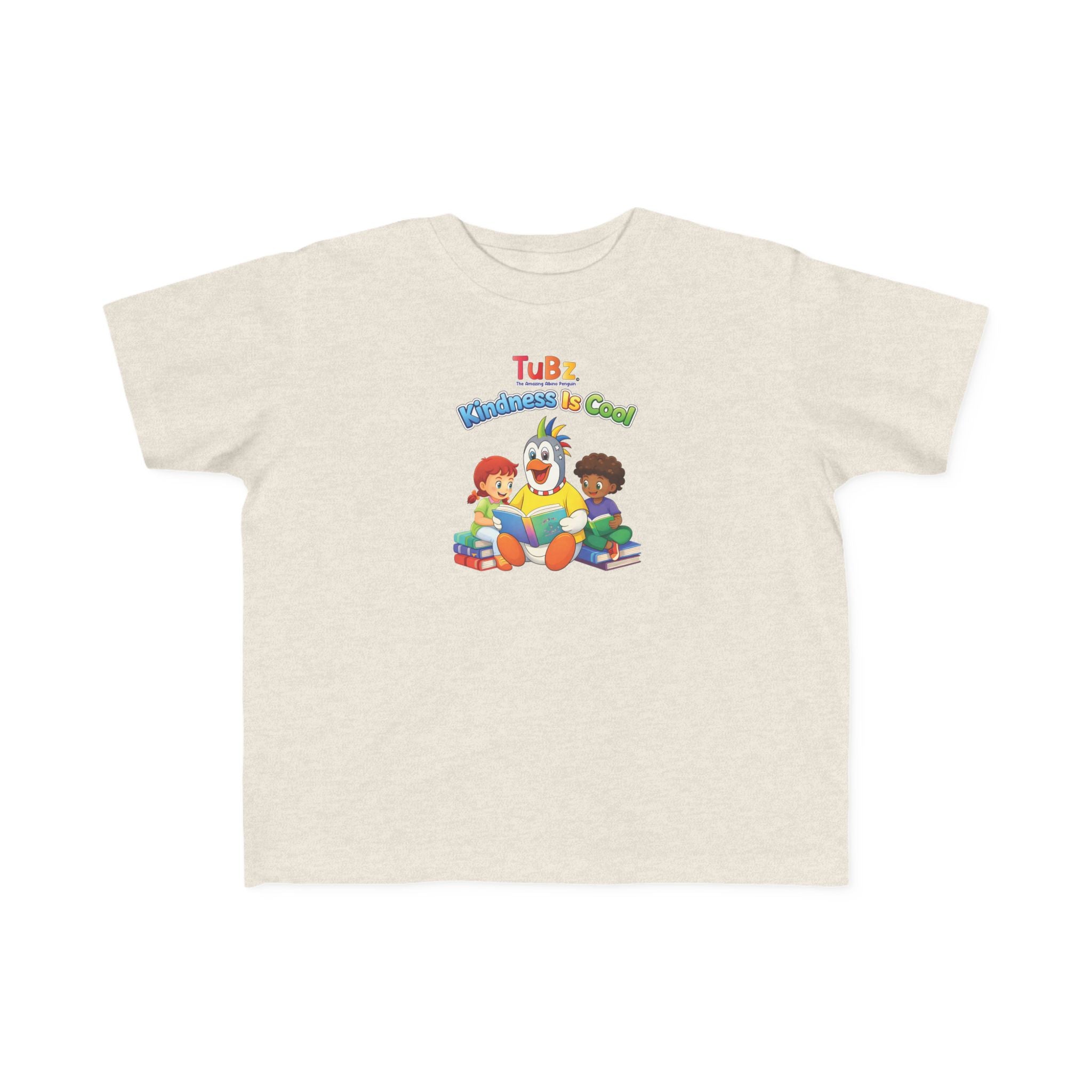 TuBz™ "Kindness Is Cool" Kids T-Shirt - Positive Message Graphic Tee | Smile Universe TuBz4Kidz