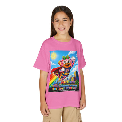 Panz™ Youth DryBlend® T-Shirt – "My Autism is My Superpower" Graphic | Smile Universe Collection