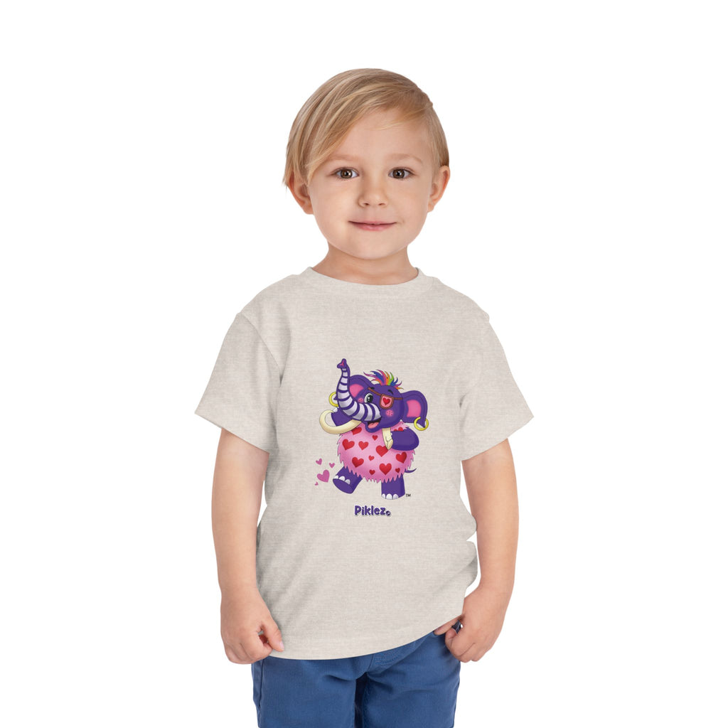 Piklez™ Toddler Short Sleeve Tee – "Full of Love!" Graphic Shirt | Smile Universe Collection