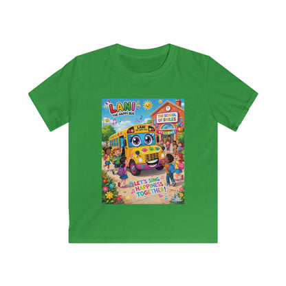 Lani™ Kids Softstyle Tee – "Let's Sing Happiness Together!" Graphic