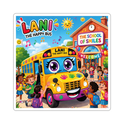 Lani™ Kiss-Cut Stickers – "Let's Sing Happiness Together!" Graphic