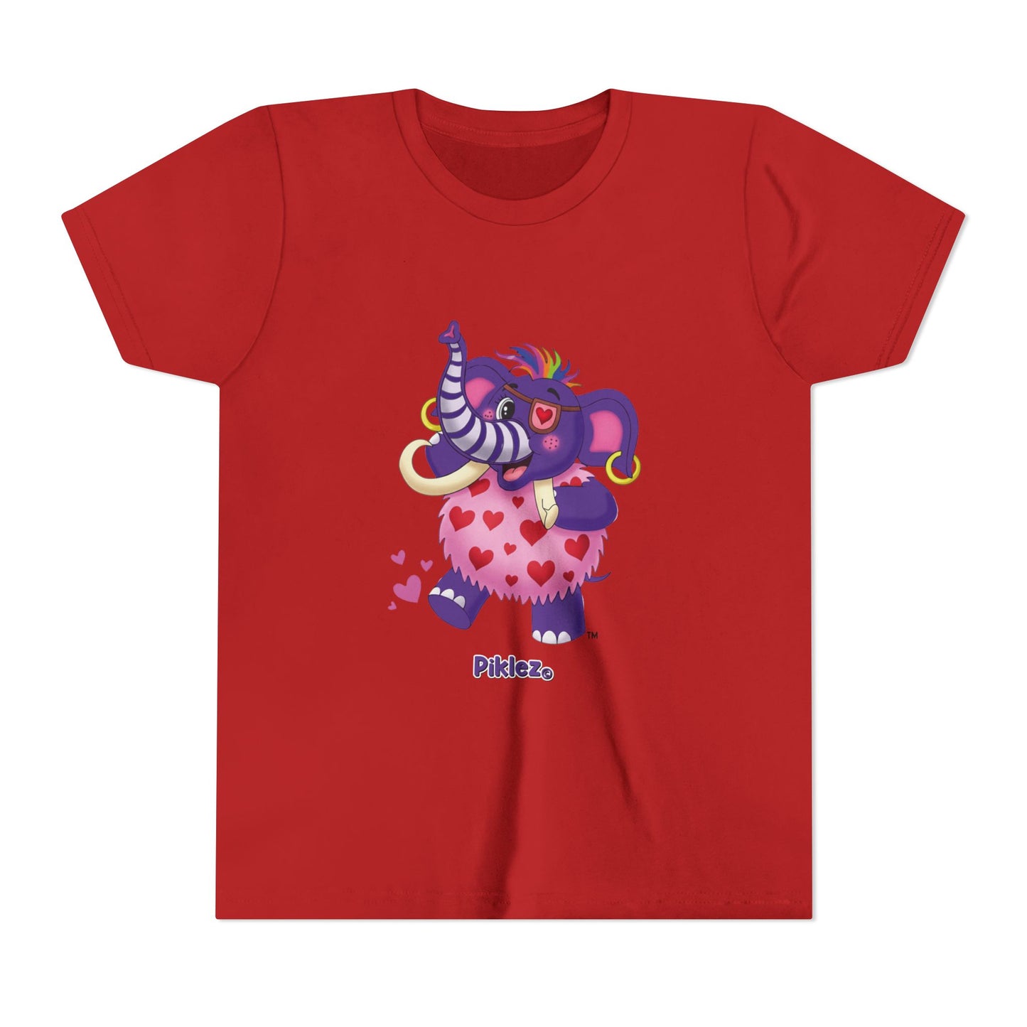 Piklez™ Youth Short Sleeve Tee – "Full of Love!" Graphic Shirt | Smile Universe Collection
