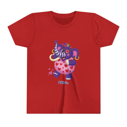 Piklez™ Youth Short Sleeve Tee – "Full of Love!" Graphic Shirt | Smile Universe Collection