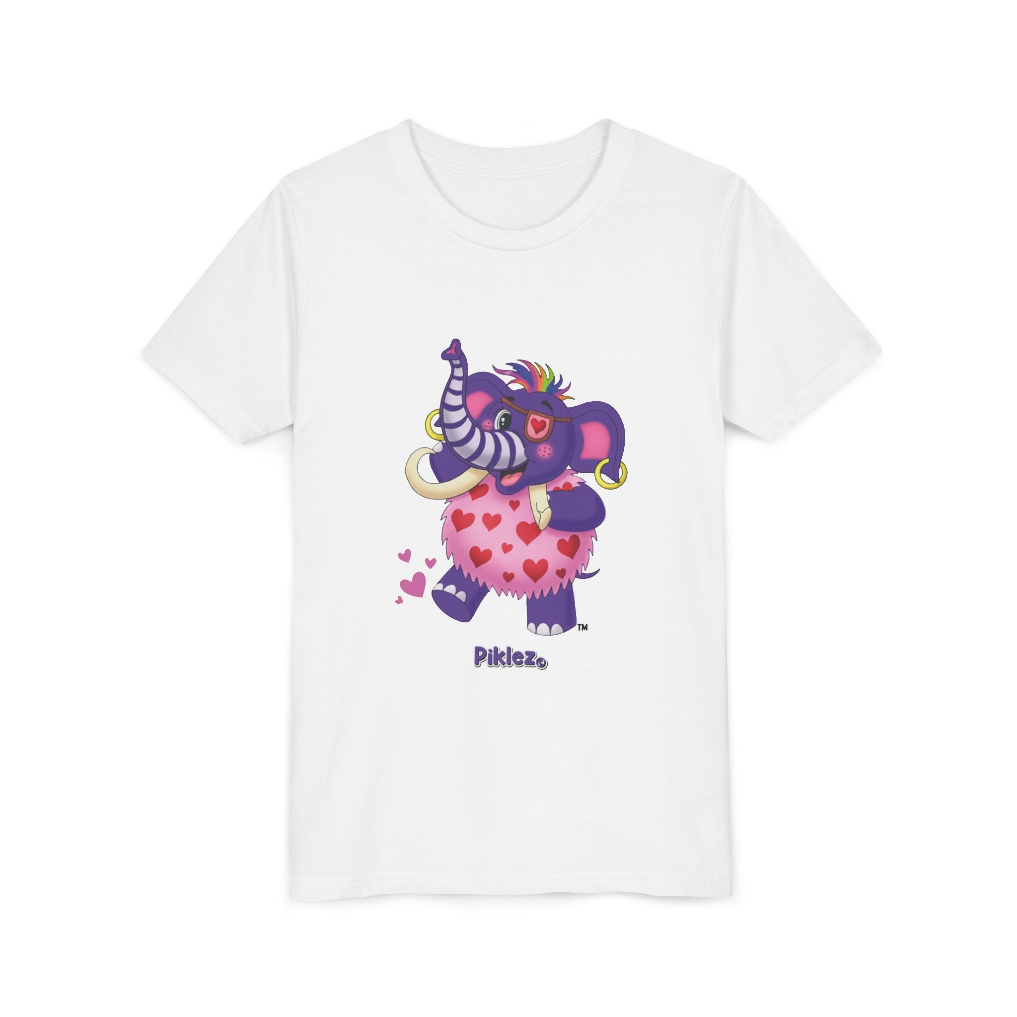 Piklez™ Youth Short Sleeve Tee – "Full of Love!" Graphic Shirt | Smile Universe Collection
