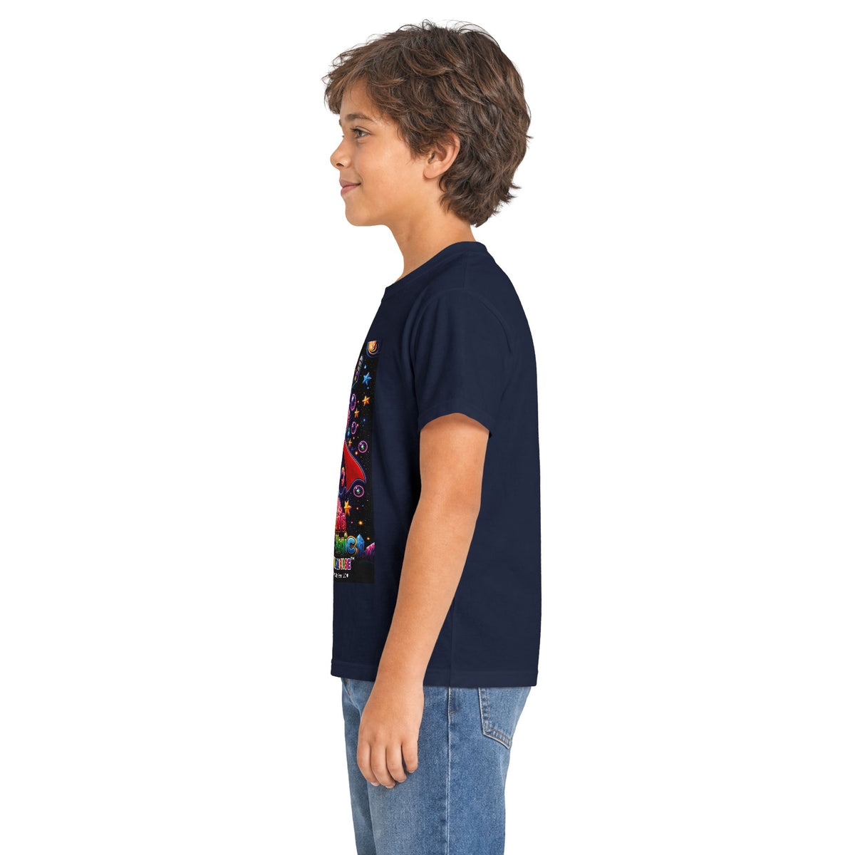 Panz™ Kids Softstyle Tee – "My Mind is Full of Magic" Graphic | Smile Universe Collection