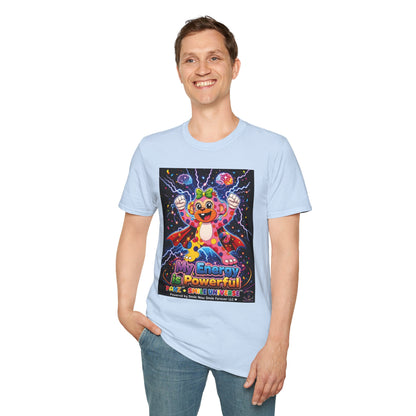 Panz™ Unisex Softstyle T-Shirt  for Adult– "My Energy is Powerful" Graphic Tee | Smile Universe Collection