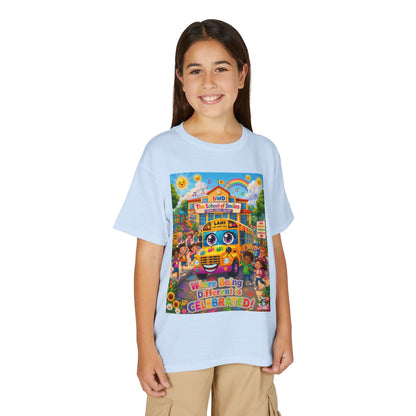 Lani™ Youth DryBlend® T-Shirt – "Where Being Different is CELEBRATED!" Graphic Shirt