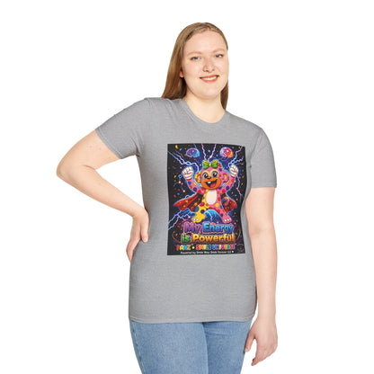 Panz™ Unisex Softstyle T-Shirt  for Adult– "My Energy is Powerful" Graphic Tee | Smile Universe Collection