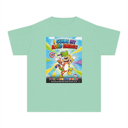 Potz™ Youth Midweight Tee – "I Guide My ADHD Energy!" Graphic Tee | Smile Universe Collection