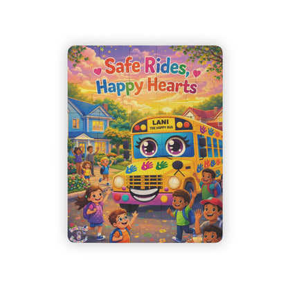 Lani™ Kids' Puzzle, 30-Piece – "Safe Rides, Happy Hearts" Graphic
