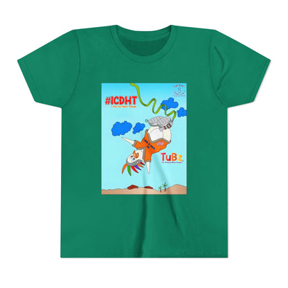 TuBz™ "I Can Do Hard Things" Youth T-Shirt - Motivational Kids Graphic Tee