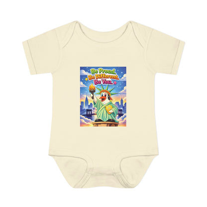 TuBz™ "Be Proud. Be Different. Be You." Infant Bodysuit - Inspirational Baby Onesie