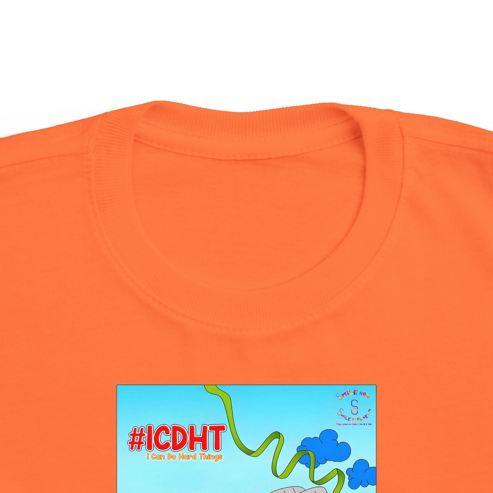 TuBz™ "I Can Do Hard Things" Toddler T-Shirt | Toddler's Fine Jersey Tee  - Positive Kids Graphic Tee