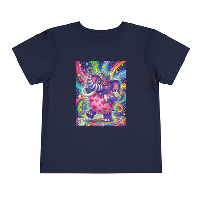 Piklez™ Toddler Short Sleeve Tee – "Born to Celebrate!" Graphic Shirt | Smile Universe Collection