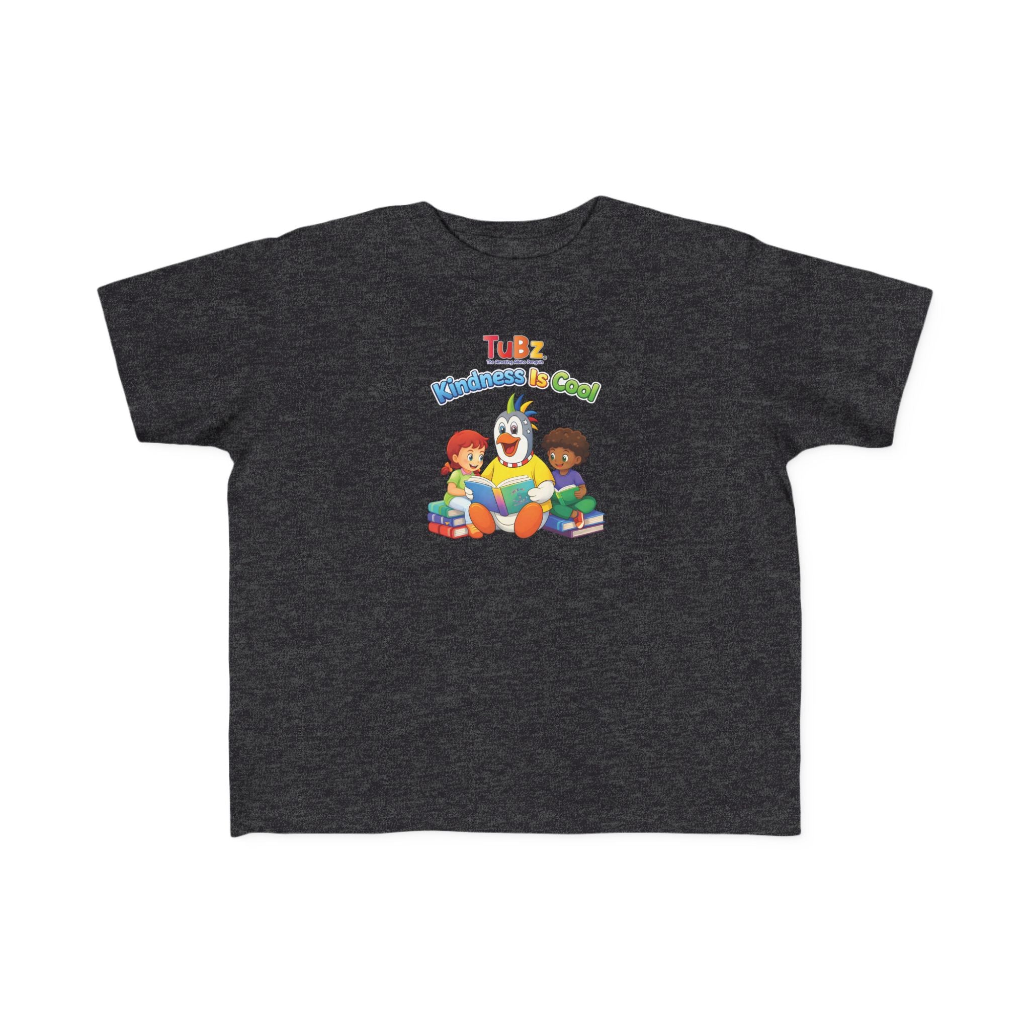 TuBz™ "Kindness Is Cool" Kids T-Shirt - Positive Message Graphic Tee | Smile Universe TuBz4Kidz