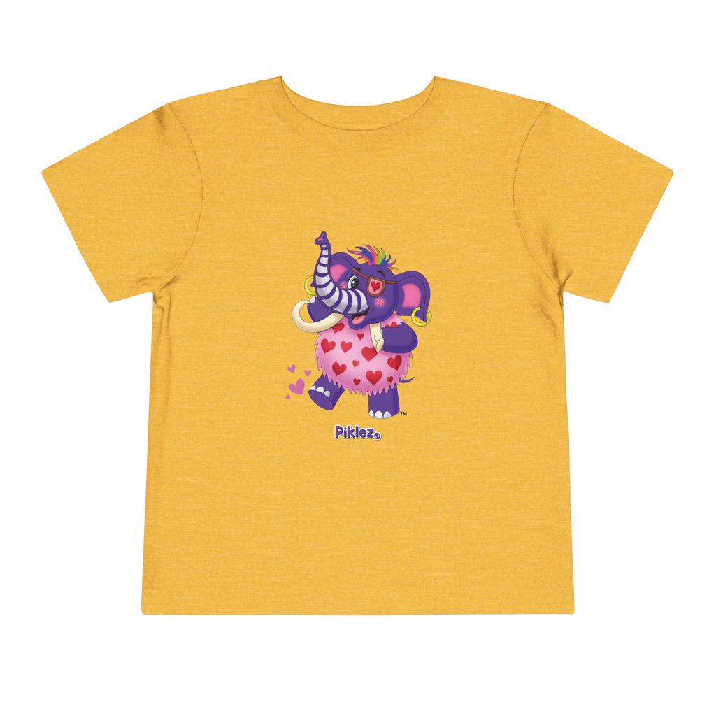 Piklez™ Toddler Short Sleeve Tee – "Full of Love!" Graphic Shirt | Smile Universe Collection