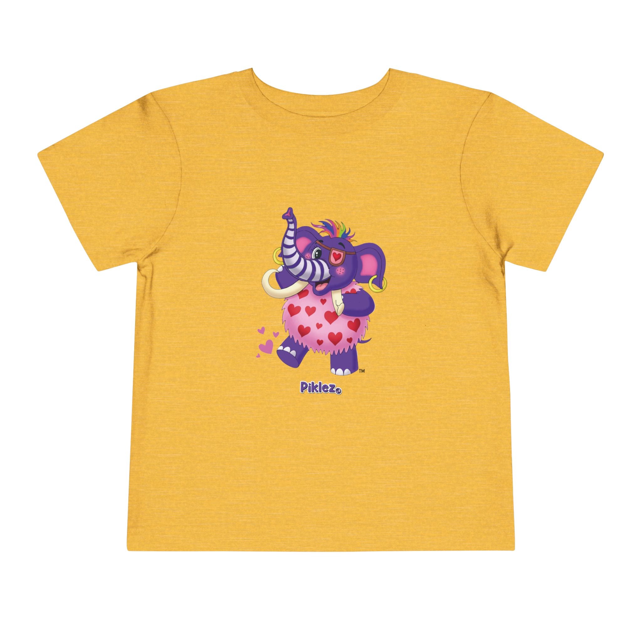 Piklez™ Toddler Short Sleeve Tee – "Full of Love!" Graphic Shirt | Smile Universe Collection