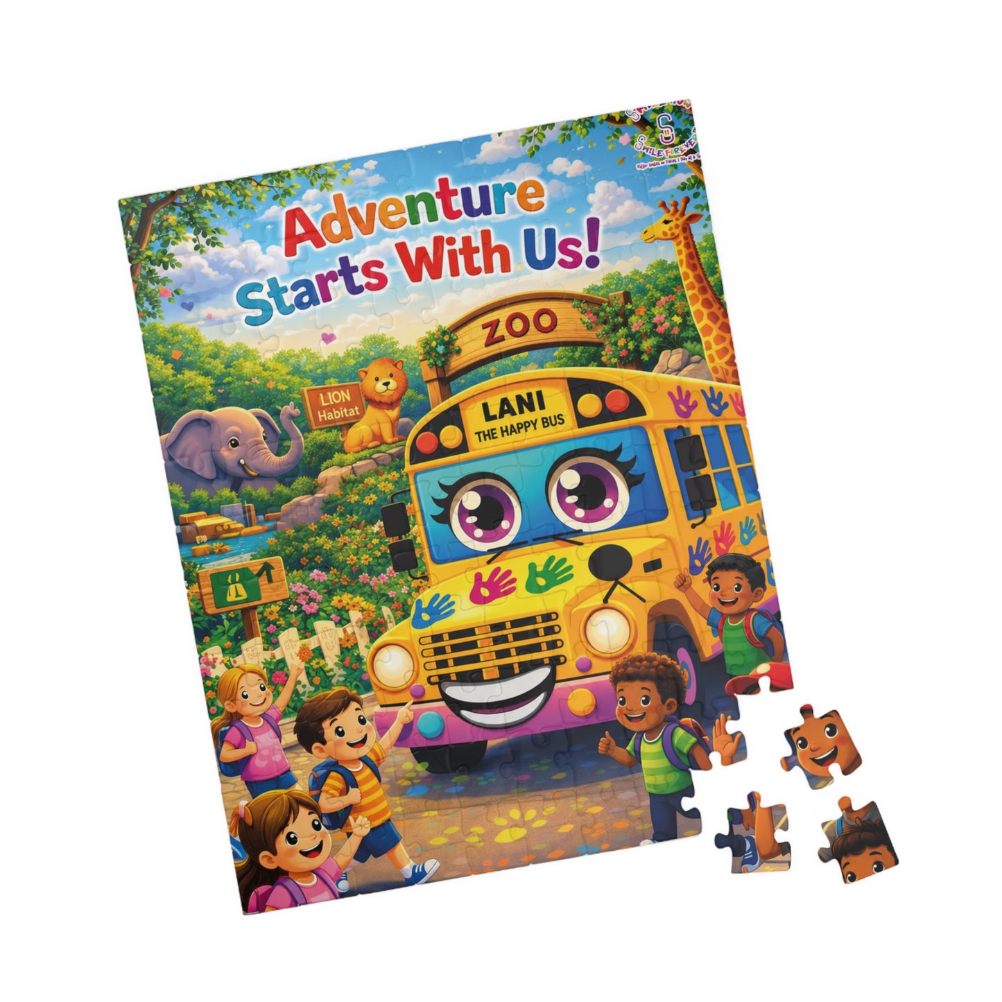 Lani™ Puzzle (110, 252, 520 & 1014-piece) – "Adventure Starts With Us!" Graphic