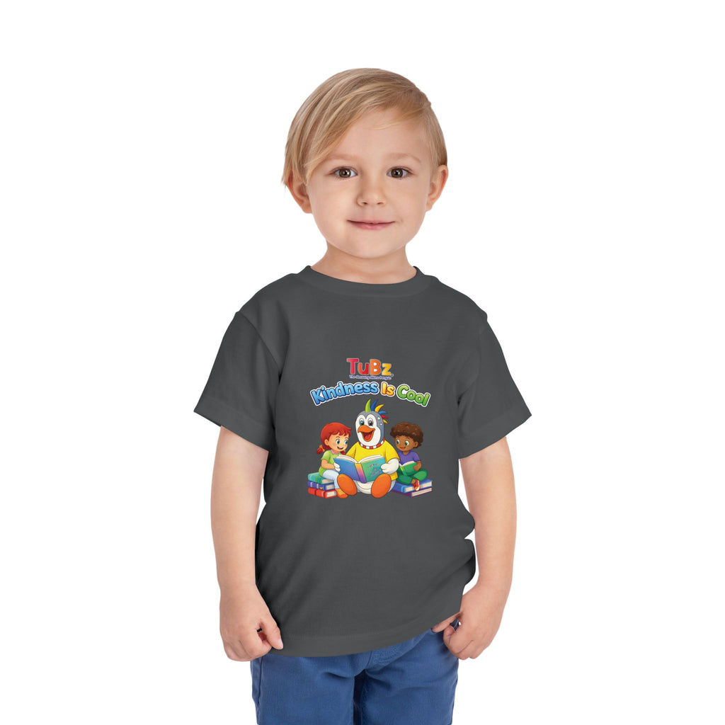 TuBz™ "Kindness Is Cool" Kids T-Shirt - Positive Message Graphic Tee | Smile Universe TuBz4Kidz