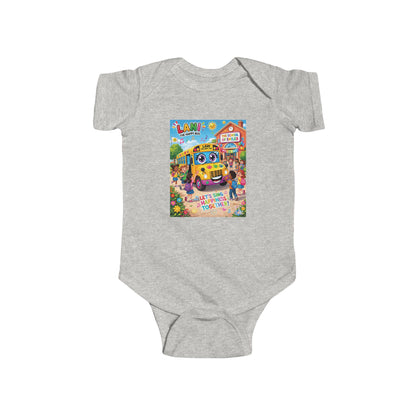Lani™ Infant Fine Jersey Bodysuit – "Let's Sing Happiness Together!" Graphic