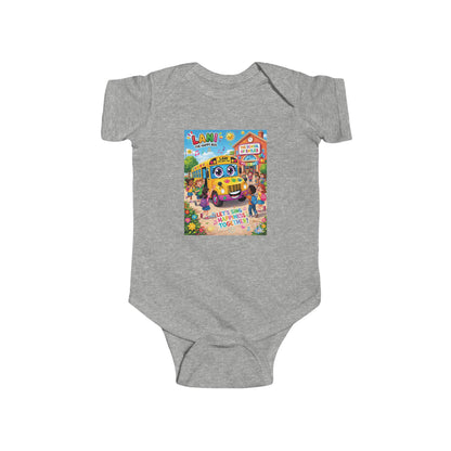 Lani™ Infant Fine Jersey Bodysuit – "Let's Sing Happiness Together!" Graphic