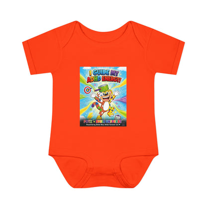 Potz™ Infant Baby Rib Bodysuit – "I Guide My ADHD Energy!" Graphic Onesie | Smile Universe Collection