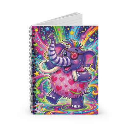 Piklez™ Spiral Notebook – Ruled Line | "Born to Celebrate!" Graphic | Smile Universe Collection