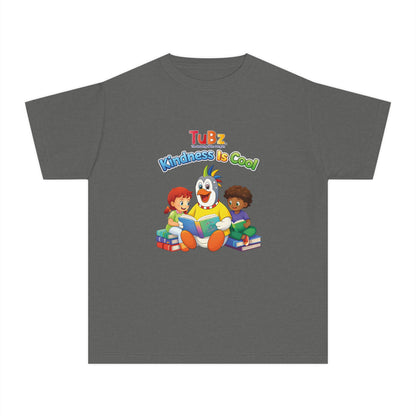 TuBz™ "Kindness Is Cool" Kids T-Shirt - Positive Message Graphic Tee | Smile Universe TuBz4Kidz