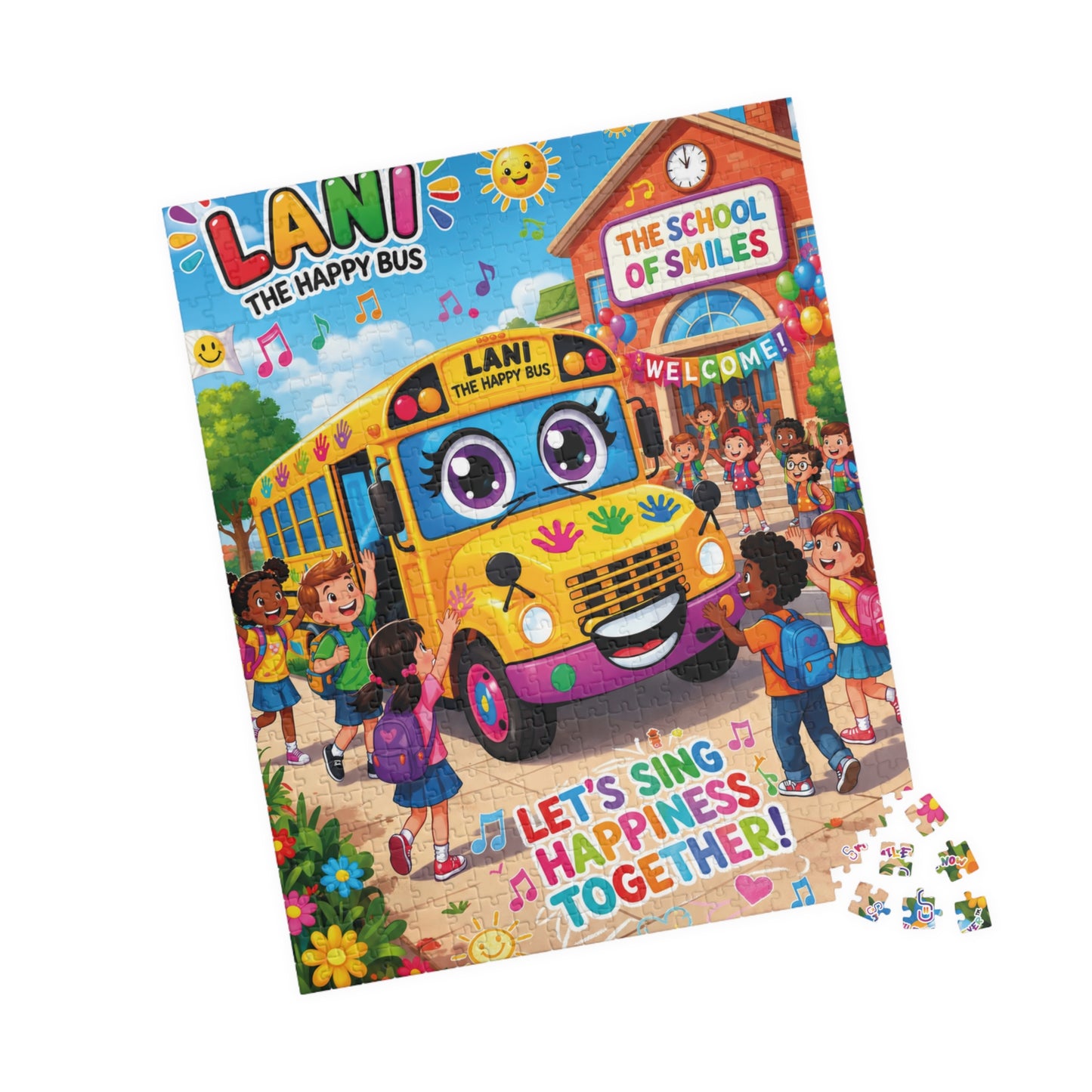 Lani™ Puzzle (110, 252, 520 & 1014-piece) – "Let's Sing Happiness Together!" Graphic