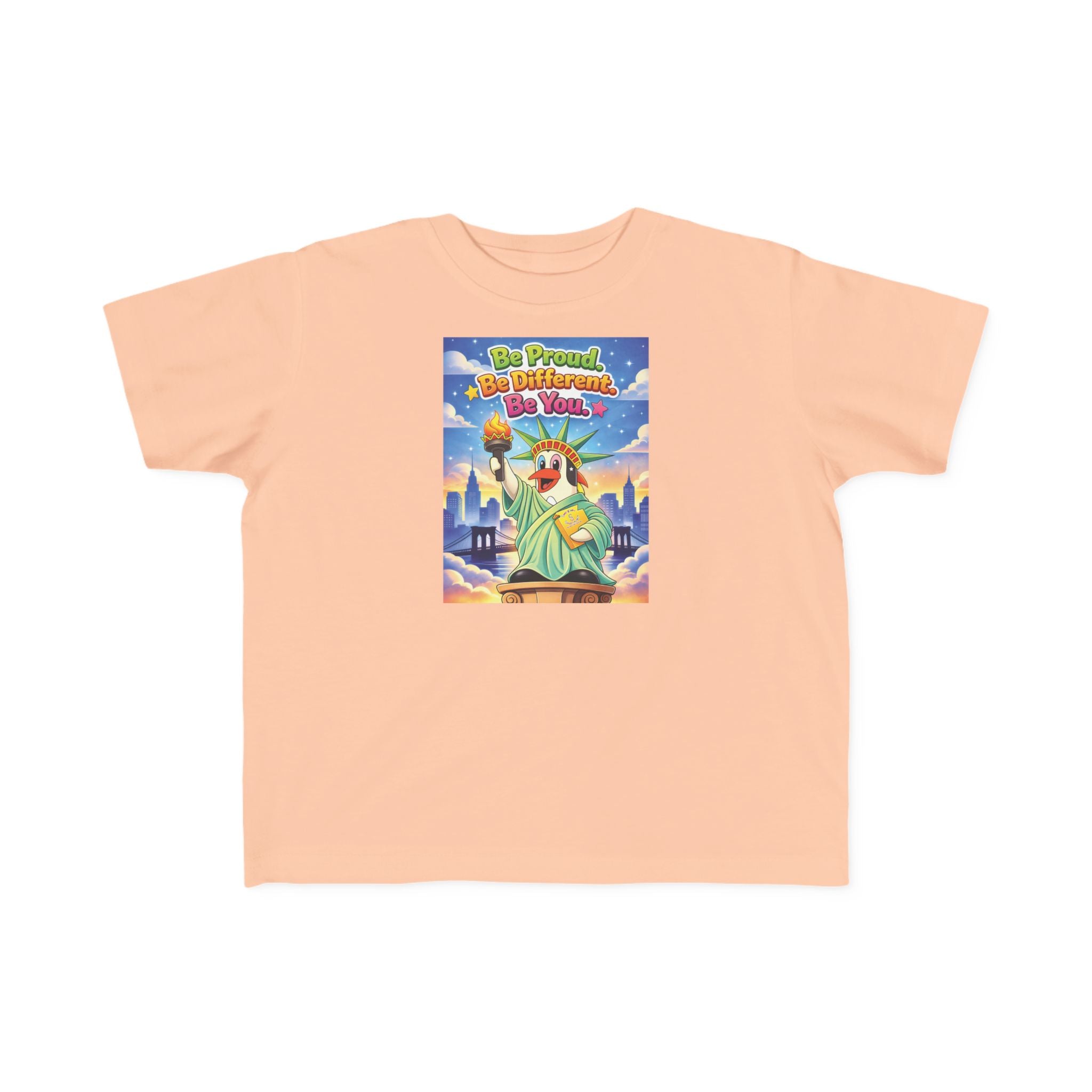 TuBz™ "Be Proud. Be Different. Be You." Kids T-Shirt - Inspirational Graphic Tee